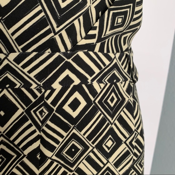 SOLD‼️ Christian Dior 100% Silk Geometric Palazzo Pant Sleeveless Jumpsuit - Picture 11 of 14